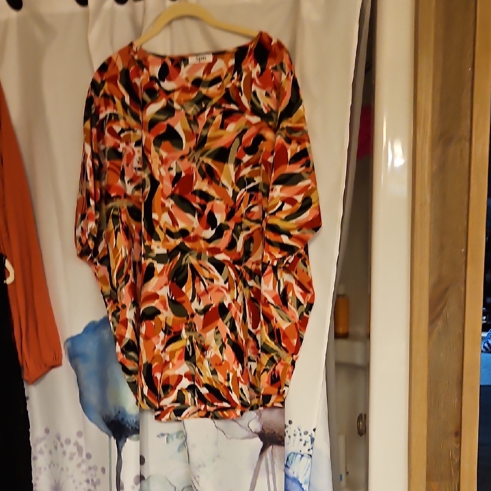 Stylish Abstract Print Women's Blouse